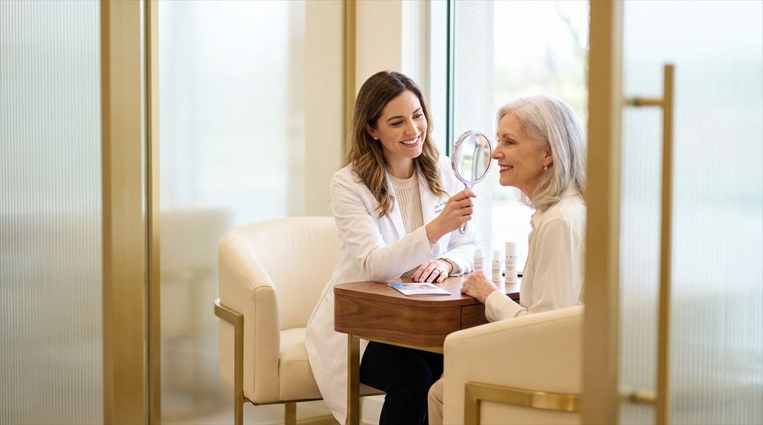 Consultation setting in a dermatology clinic