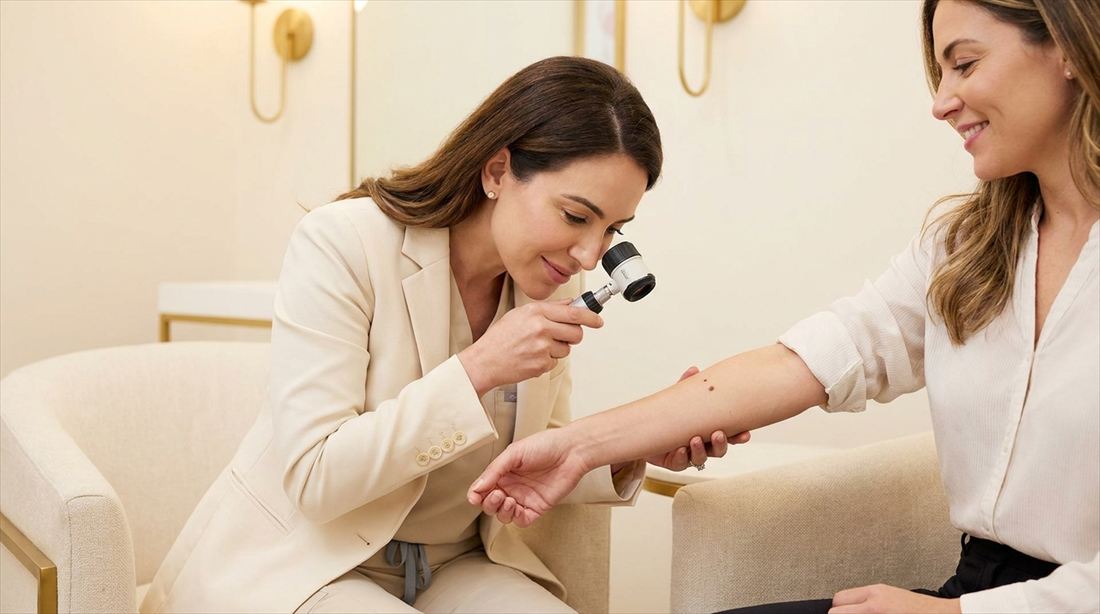 Dermatology examination equipment